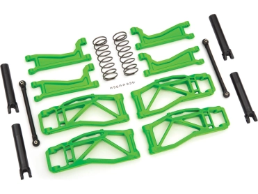 Traxxas súprava závesu kolies zelená (pre WideMaxx)