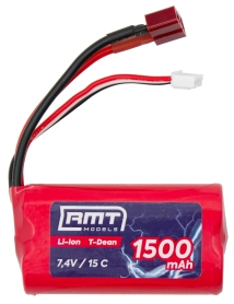 RMT models Li-Ion 1500 mAh 7,4V 15C