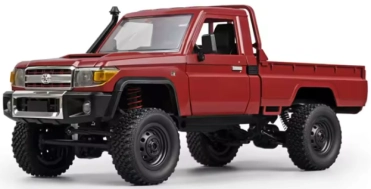 RC auto Land Cruiser Toyota, červená + náhradná batéria