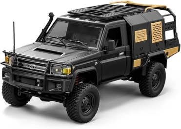 RC auto Land Cruiser Supertourer Toyota, čierna + náhradná batéria