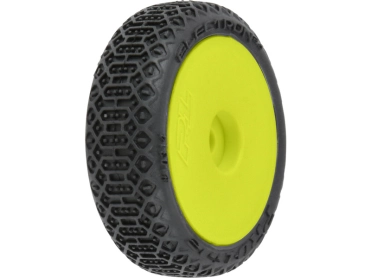 Kolesá Pro-Line 1:24, pneumatiky Electron 2.0, žltý disk, H7 (4): Micro-B