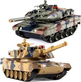 RC súprava infračervených tankov M1A2 a Leopard
