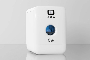 Stolní myčka Bob, lesklá bílá / bílá