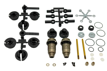 Kompletná sada predných tlmičov 1/10 BBS Big Bore Shock (13 mm)
