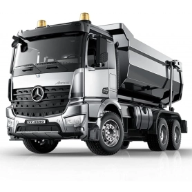 RC celokovový sklápač S-idee Mercedes-Benz Arocs, sivá