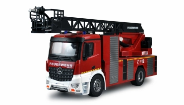 RC hasičský vůz Mercedes-Benz Arocs s žebříkem, 1:14
