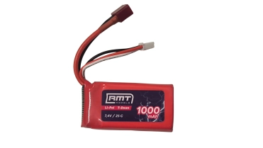 Modely RMT Li-Pol 1000 mAh 7,4 V T-Dean