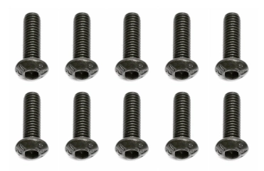 M3x10mm, imbus skrutky s guľatou hlavou, 10 ks