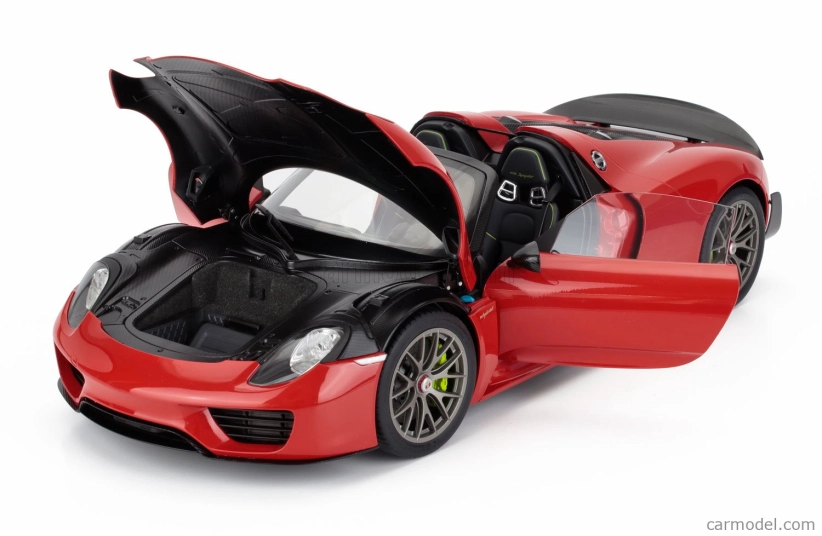 Autoart Porsche 918 Spyder Weissach Package 2013 1:12 červená
