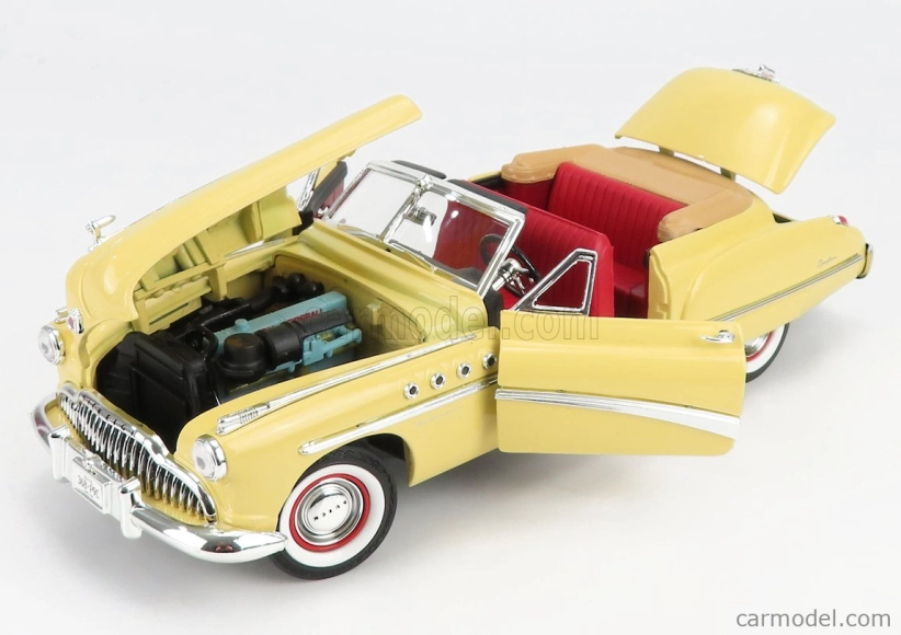 Greenlight Buick Roadmaster Cabriolet Open 1949 - Charlie Babbitt's Rain Man 1:18 Cream