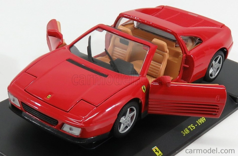 Edicola Ferrari 348ts Spider 1989 - Con Vetrina - With Showcase 1:24 Red