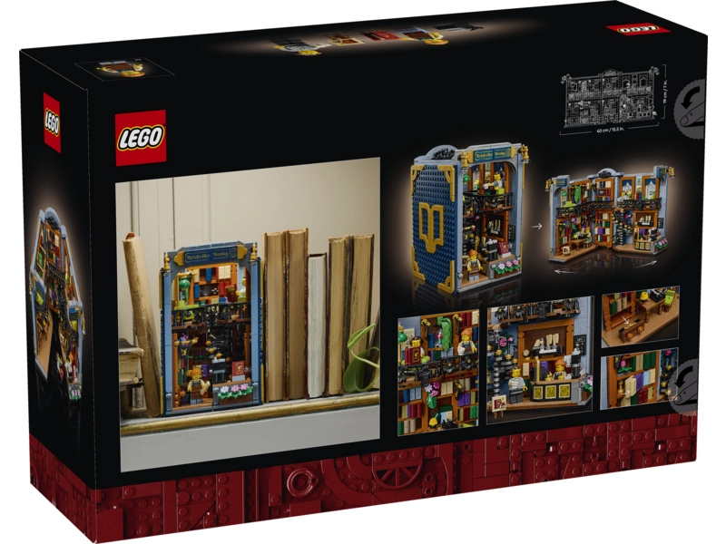 LEGO Icons - Knižní zarážka: Knihkupectví
