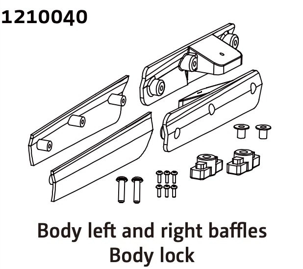 1210040 - Tension L/R Brackets Assembly