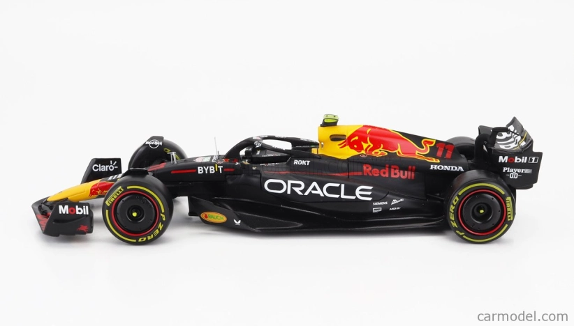Bburago Red bull F1 Rb19 Team Oracle Red Bull Racing N 11 Season 2023 Sergio Perez 1:24 matná modrá žltá červená