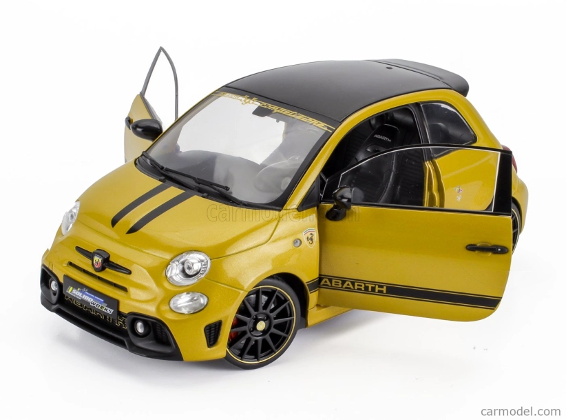 Solido Fiat Nuova 500 Abarth 595 2022 1:18 Žlutá S Černou
