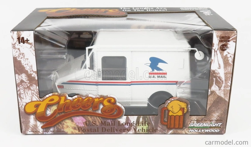 Greenlight Grumman Llv Truck Van U.s. Poštová pošta 2010 - Na zdravie 1:24 biela