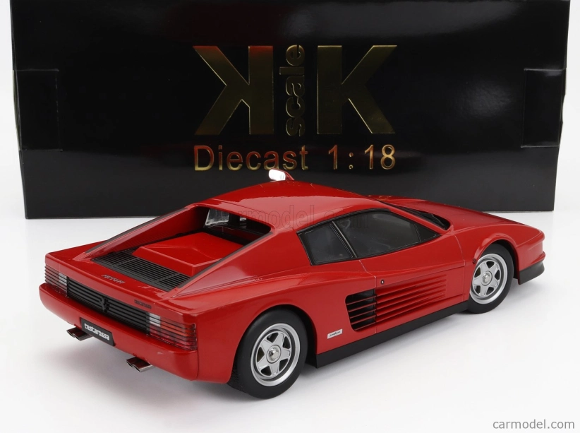 Ferrari Testarossa Mki 1984 Monodado Monospecchio v mierke 1:18 červená