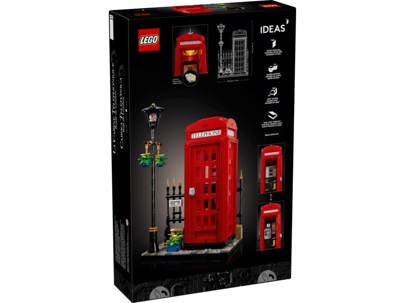 LEGO Ideas - Červená londýnska telefónna búdka