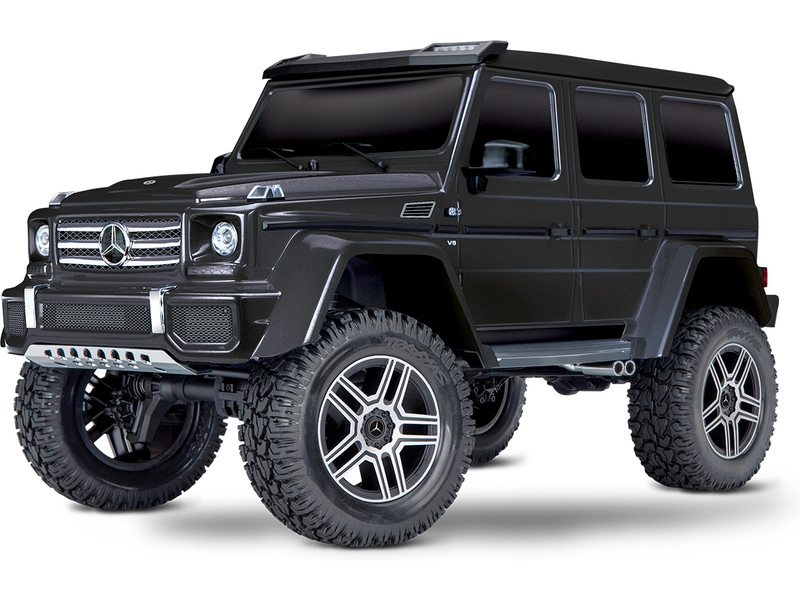 RC auto Traxxas TRX-4 Mercedes G500 1:10 s LED osvětlením TQi, černá