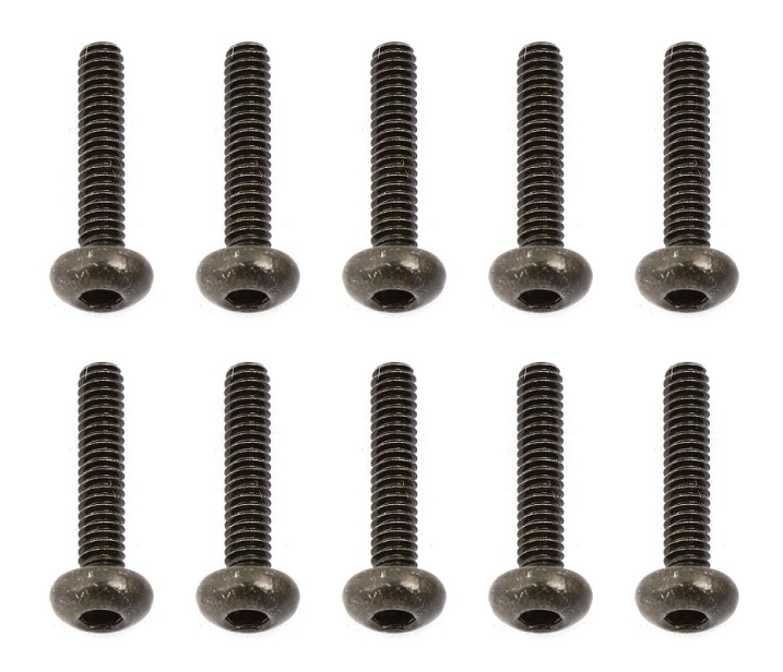 Šrouby, M2x10mm s půlkulatou imbusouvou hlavou
