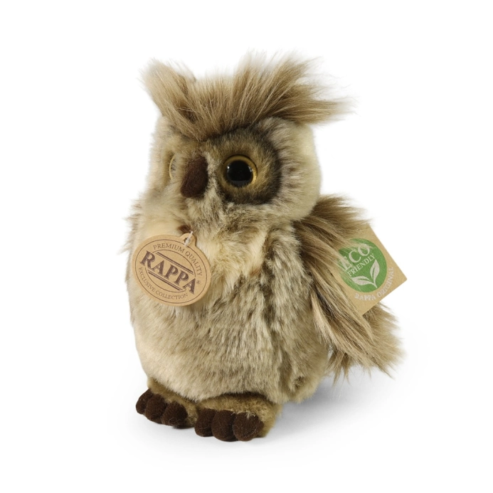 Rappa Plyšový výr virgínsky 18 cm ECO-FRIENDLY