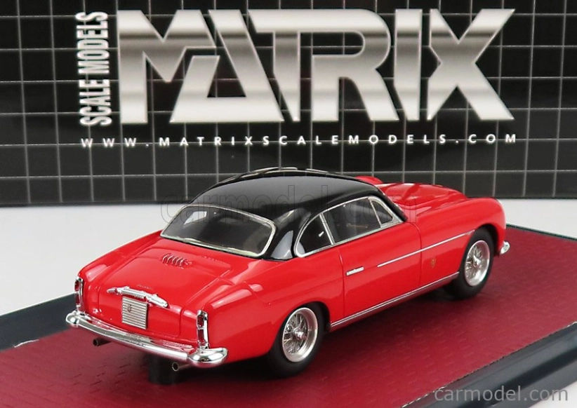 Matrix scale models Ferrari 212 Inter Coupe Ch.191 Ghia 1952 1:43 Červená Černá