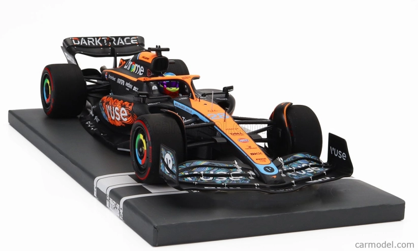 Minichamps Mclaren F1 Mcl36 Team Mclaren N 28 Test Abu Dhabi 2022 Oscar Piastri 1:18 Oranžová svetlo modrá