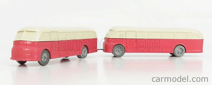 Officina-942 Fiat 666rn Bus Con Rimorchio Viberti Parigi 1946 1:76 Ružový krém