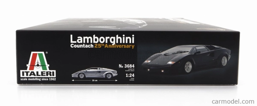 Italeri Lamborghini Countach 25th Anniversary 1989 1:24 /