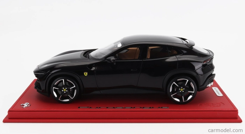 Bbr-models Ferrari Purosangue Suv 2022 - Con Vetrina - S vitrínou 1:18 Nero Purosangue - Black Met