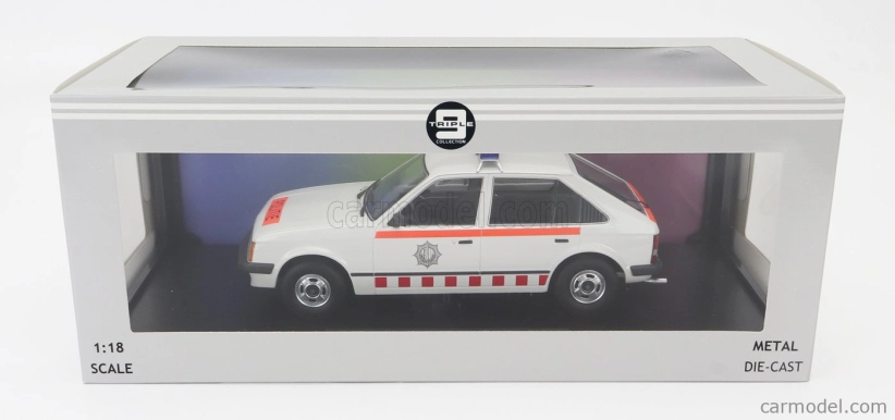 Triple9 Opel Kadett D Dutch Police 1984 1:18 Bílá Oranžová