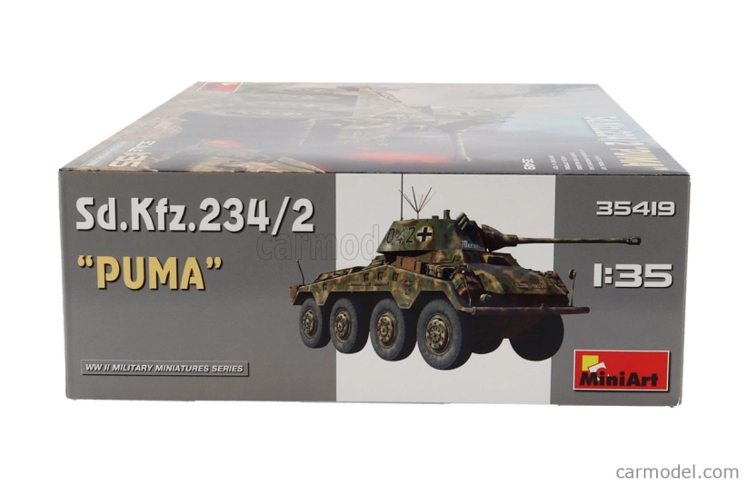 Miniart Tank Sd.kfz. 234/2 Puma Tank Military 1945 1:35 /
