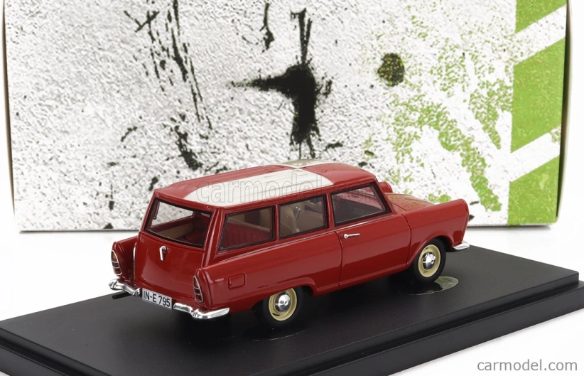 Autocult DKW F-11 Universal Nemecko 1961 1:43 Červená