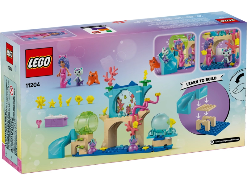 LEGO Gabyho čarovný domček - Dobrodružstvá v akváriu morskej víly Gaby