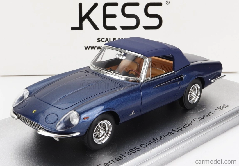 Kess-model Ferrari 365 California Spider Closed 1966 1:43 Blue