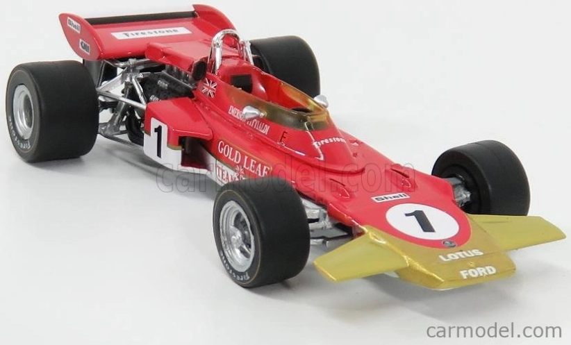 Quartzo Lotus F1  72d Team Lotus N 1 French Gp 1971 E.fittipaldi 1:43 Červené Zlato