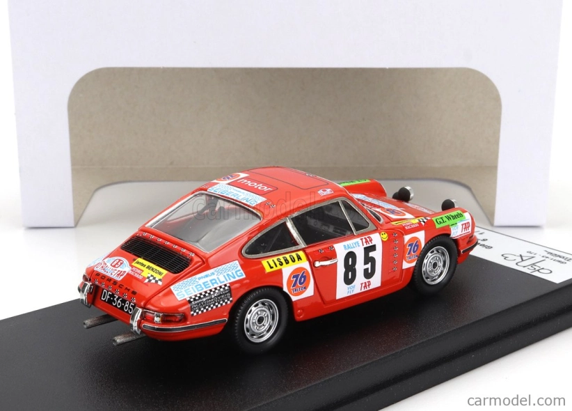 Trofeu Porsche 911s Coupe (night Version) N 85 Rally Tap 1972 Giovanni Salvi - Luigi Valle 1:43 Orange
