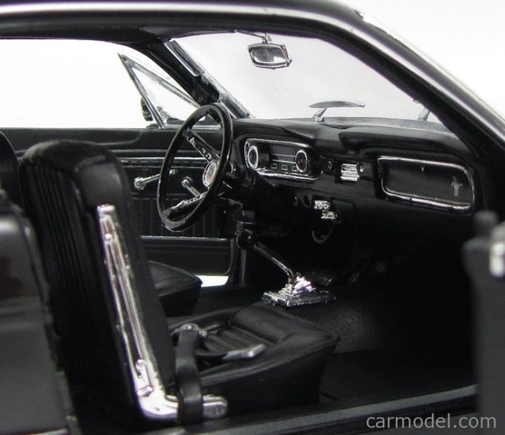 Welly Ford usa Mustang 1/2 Hard-top 1964 1:18 Black
