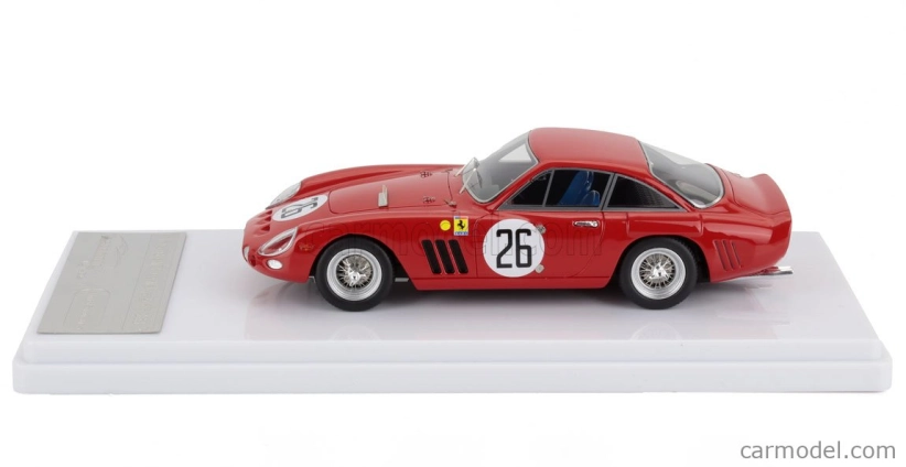 Tecnomodel Ferrari 330 Lmb 4.0l V12 Team North American Racing N.a.r.t. N 26 24h Le Mans 1963 Masten Gregory - David Piper 1:43 Red