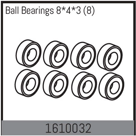 Ball Bearings 8*4*3 (8)