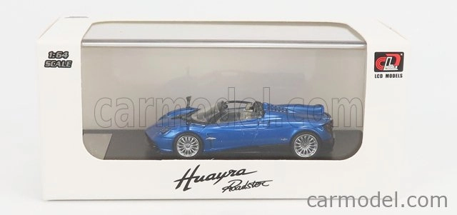 Lcd-model Pagani Huayra Roadster 2018 1:64 Blue