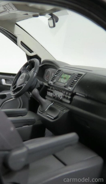 Nzg Volkswagen T6 Multivan Highline Minibus 2017 1:18 Black