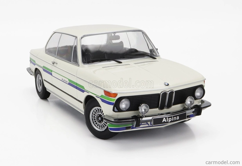 BMW 2002 Alpina 1974 v mierke 1:18 biela