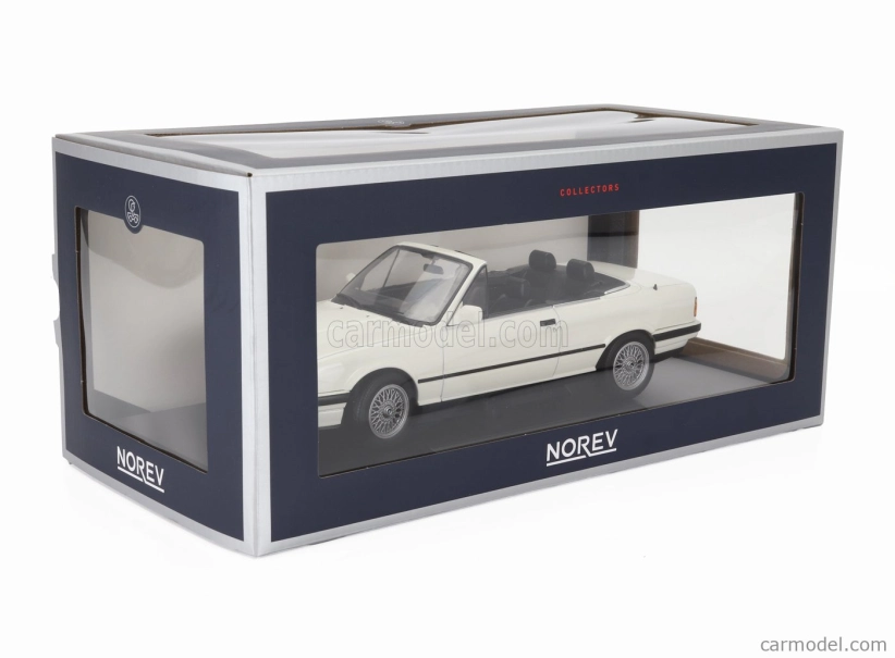 Norev BMW radu 3 325i (e30) Cabriolet otvorený 1991 1:18 Biela