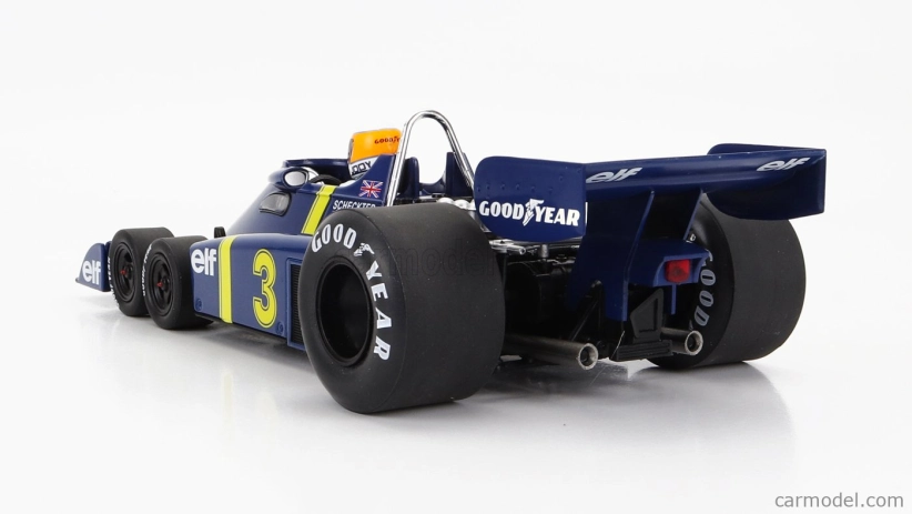 Mcg Tyrrell F1 P34 Elf 6 Wheeler N 3 Pole Position, Winner Sweden Gp 1976 1:18