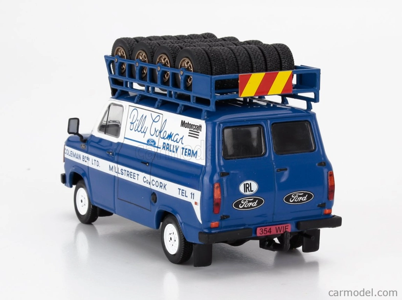 Ixo-models Ford england Transit Mki Van Team Billy Coleman Rally Assistance 1975 1:43 Modrá biela
