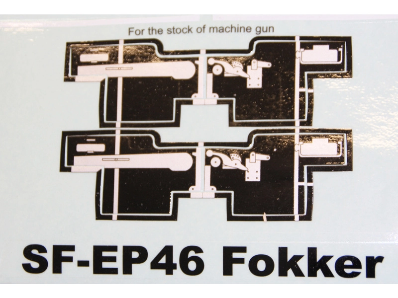 Fokker D.VII 1.2m ARF tmavomodrý