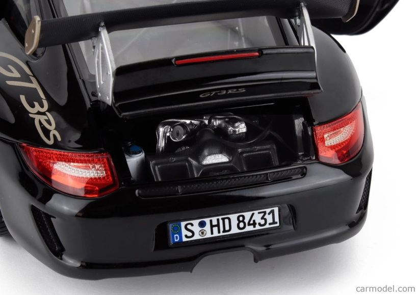 Norev Porsche 911 997-2 Gt3 Rs Coupe 2009 1:18 Černé Zlato