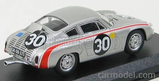 Najlepší model Porsche 695gs Abarth N 30 24h Le Mans 1962 B.pon - De Beaufort 1:43 Silver