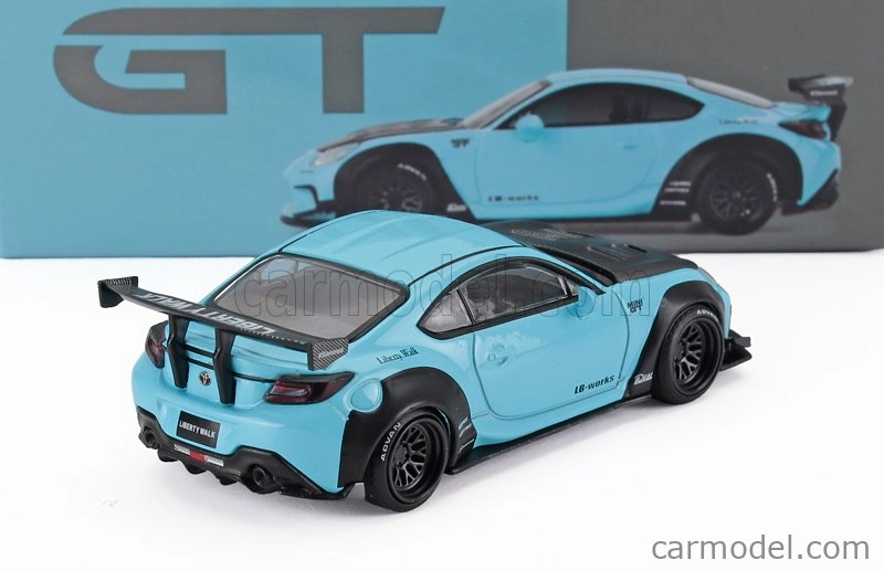 Mini-gt Toyota Gr86 Lb Works Lhd 2024 1:64 Světle Modrá Černá